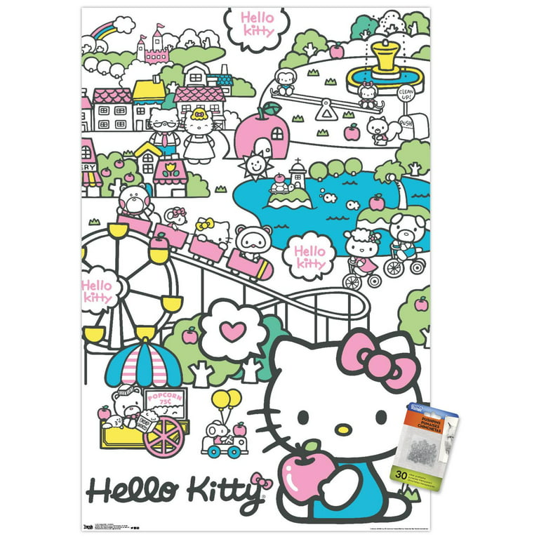 Poster HELLO KITTY - kiss tour | Wall Art, Gifts & Merchandise | Europosters