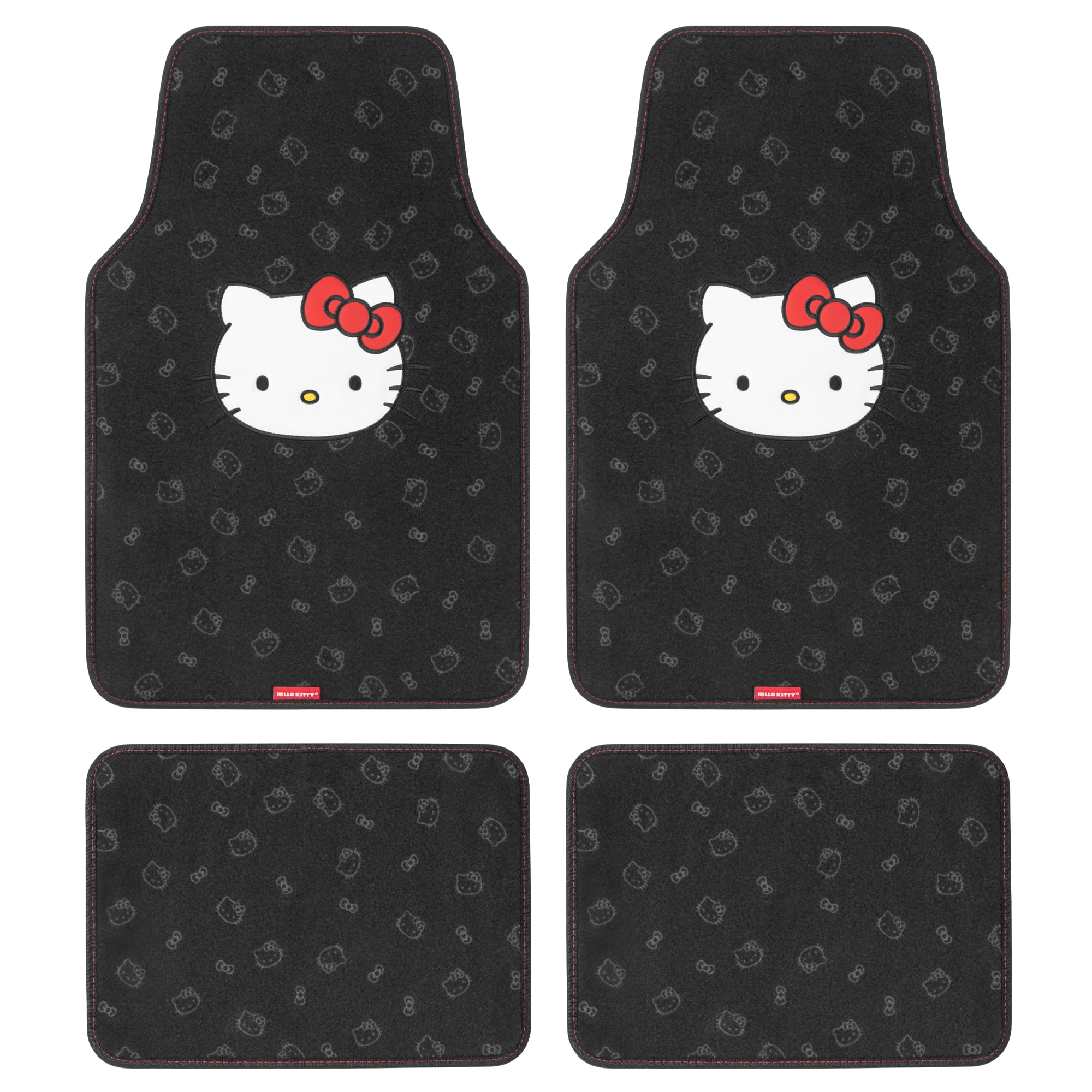 Hello Kitty Carpet Car Floor Mats Universal Fit for Cars, SUVs