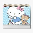 Hello Kitty Cartoon 2025 Calendar Posters and Prints Perfect Desktop