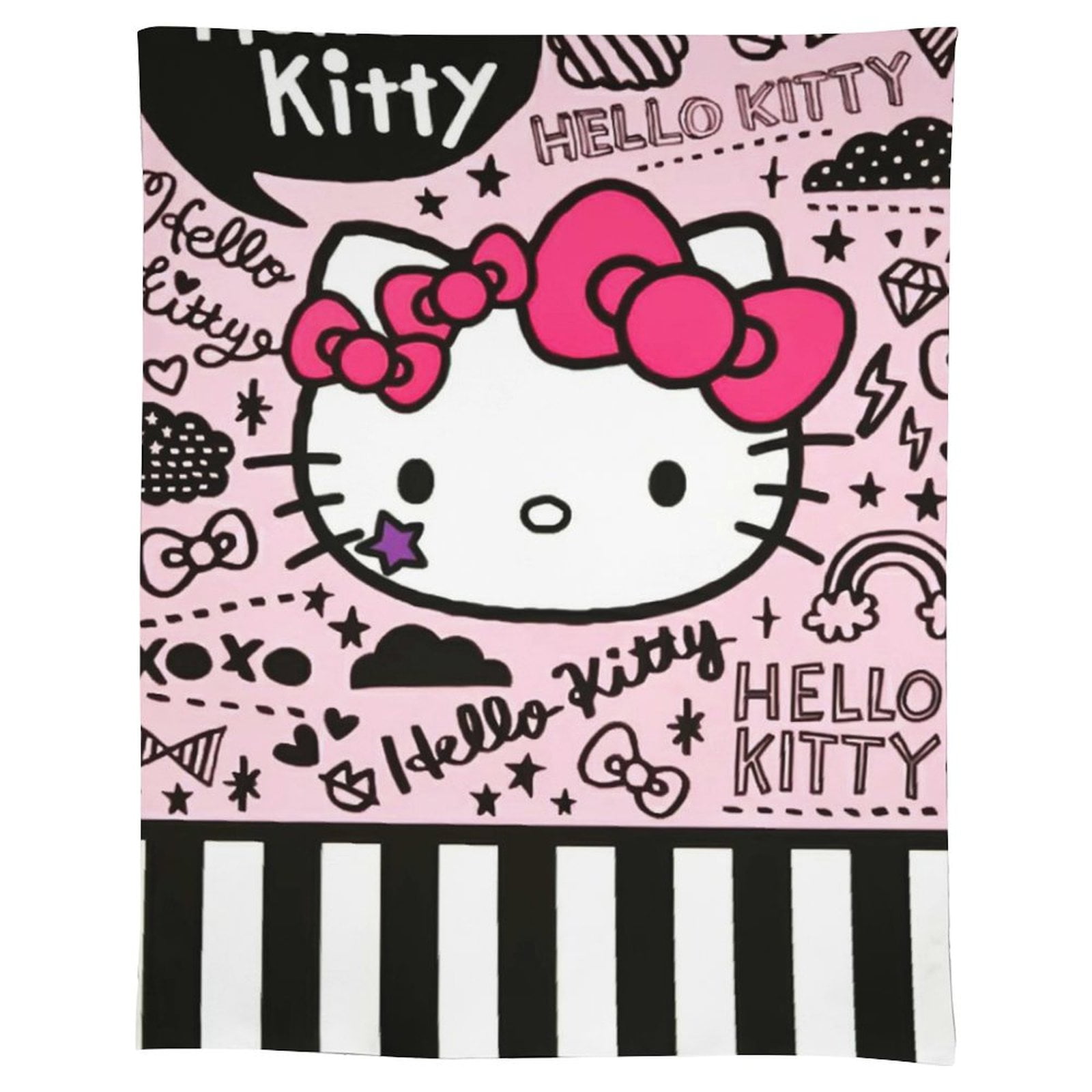Hello Kitty Cartoon Anime Tablecloth Supplies Table Cover for Party