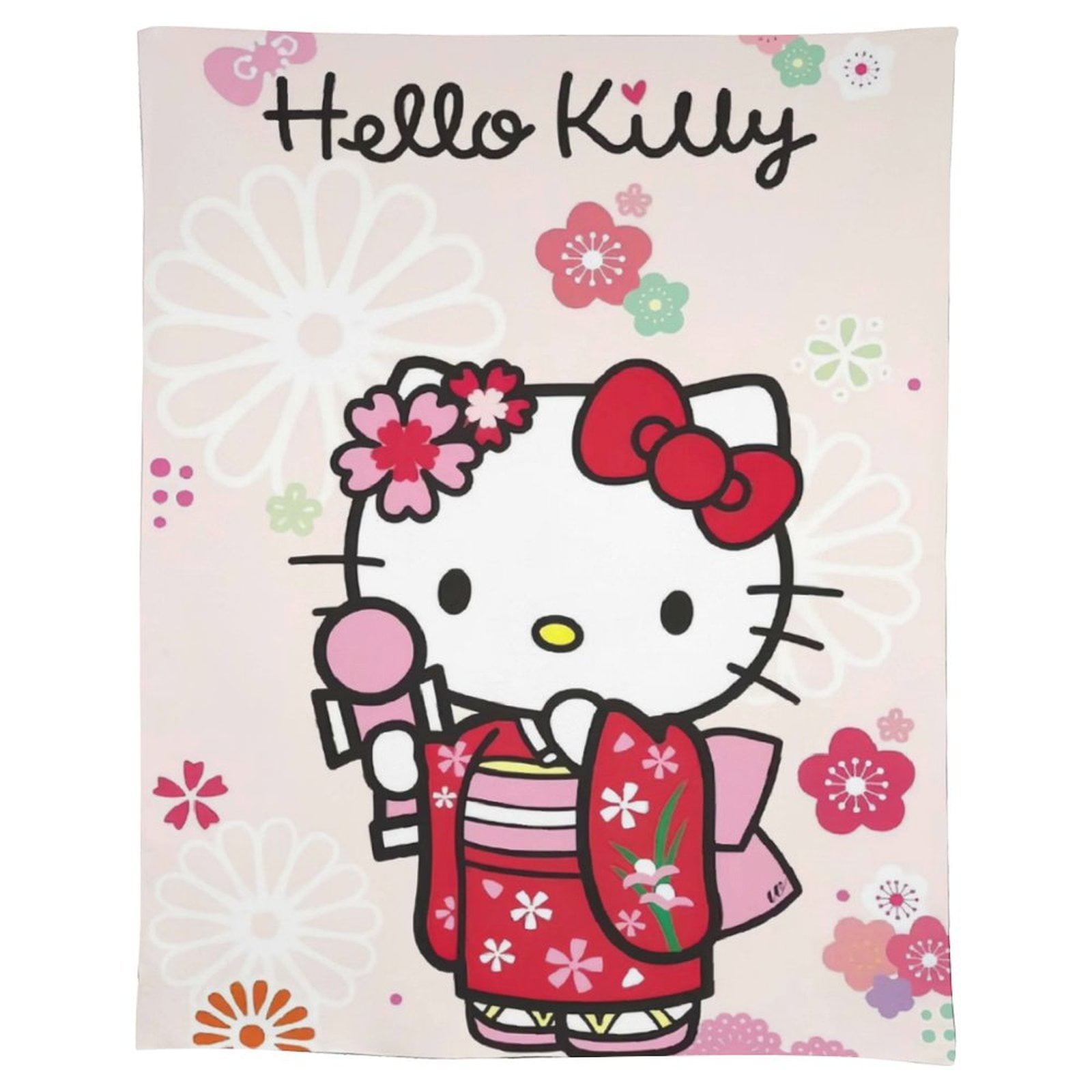 Hello Kitty Cartoon Anime Tablecloth Supplies Table Cover for Party