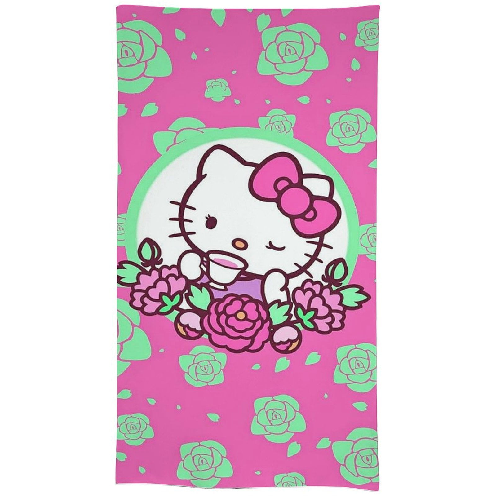 Hello Kitty Cartoon Anime Tablecloth Supplies Table Cover for Party