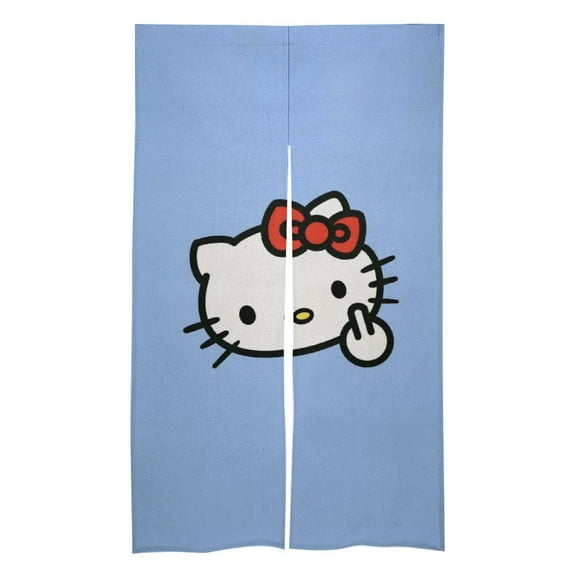 Hello Kitty Cartoon Children's Blackout Curtains Partition Curtains Dressing Room Curtains 86x143cm