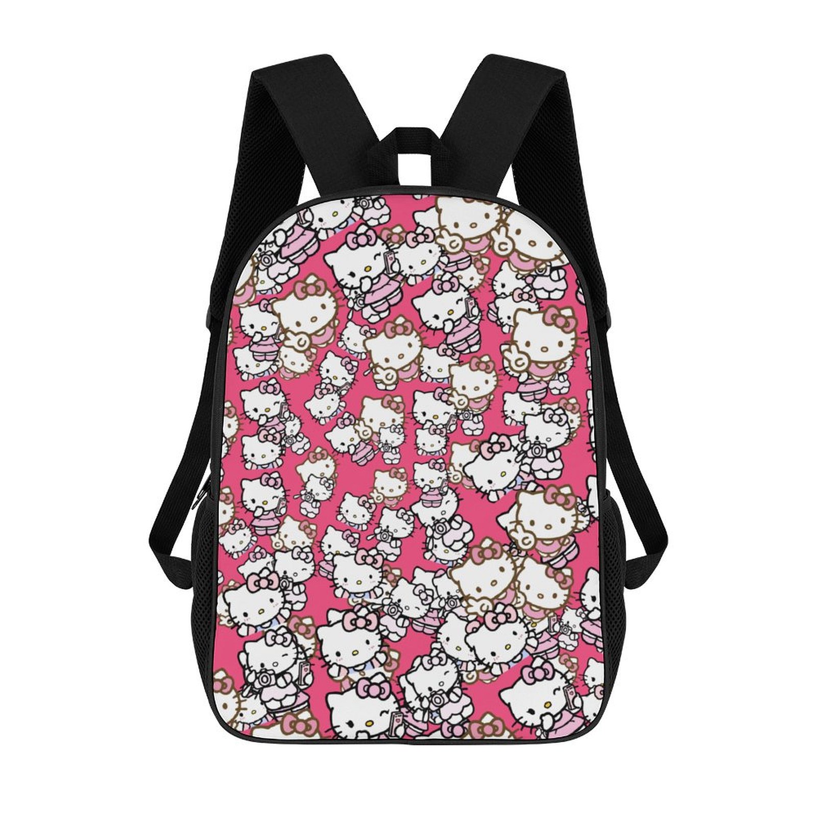 Hello Kitty 17 inch Shoulder Backpack Bookbag Travel Cute Daycare ...