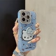thumbnail image 1 of Hello Kitty Case for iPhone 16 15 14 13  Pro Max Dustproof Washable Anti Fall Silicone Hard Cover, 1 of 13