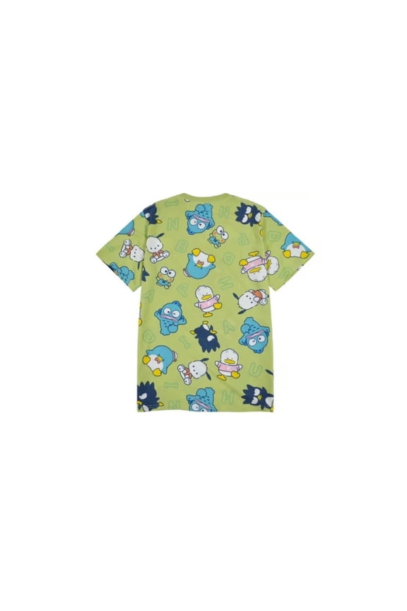 Hello Kitty Casual Shirt Print Over Green