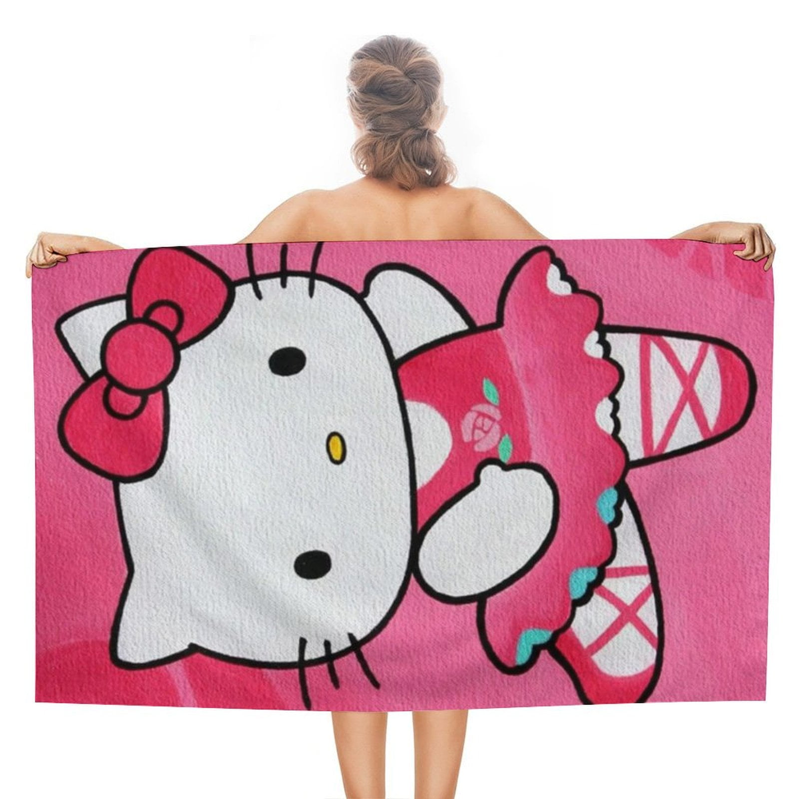 Hello kitty bath towel set hotsell
