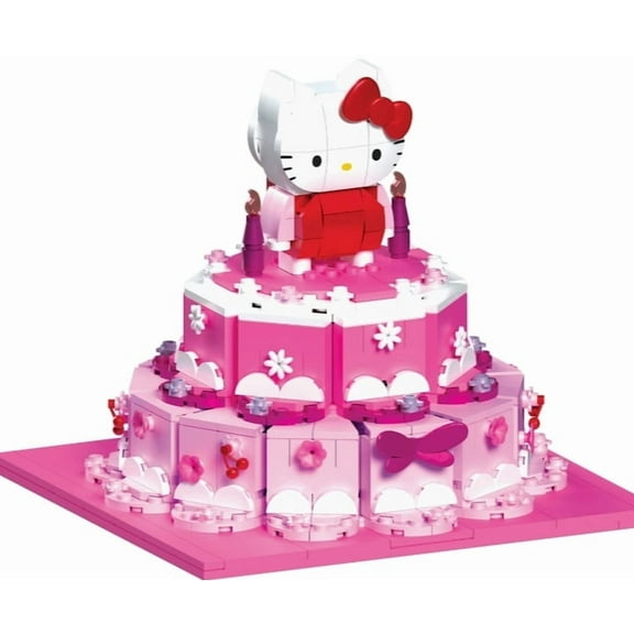 Hello Kitty Celebration Cake Build Set 730 Pieces Limited Edition