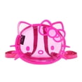thumbnail image 1 of Hello Kitty Character Head Clear Adult Pink PVC 12" Mini Backpack, 1 of 7