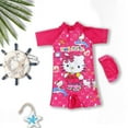 Hello Kitty Child Bikini Girls Swimwear Kid One-Piece Swimsuit Cute 2