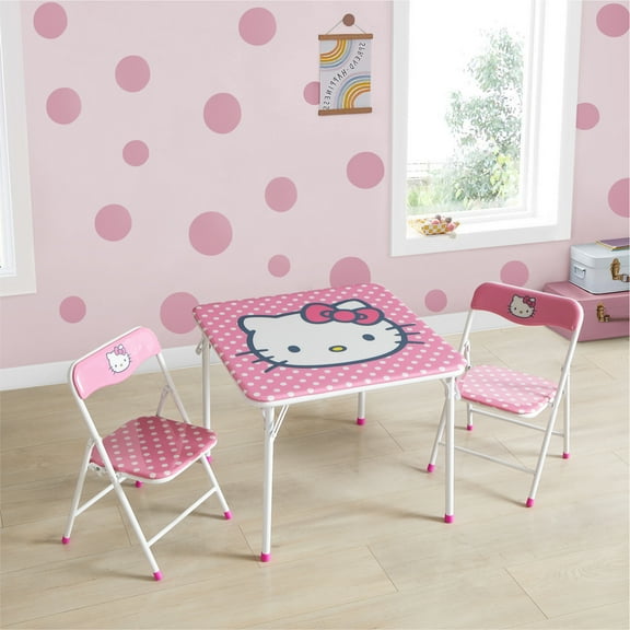 Hello Kitty, Child's Table and Chair Set