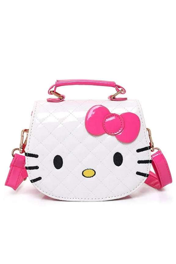 Hello Kitty Children's Shoulder Bag Fashion Sanrio Cartoon Peripheral Cute Crossbody Bag Handbag Little Girl Baby Change Storage