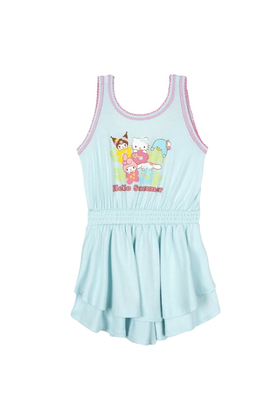 Cinnamoroll Kuromi Tuxedo Sam Romper With Skirt Overlay Toddler to Big Kid