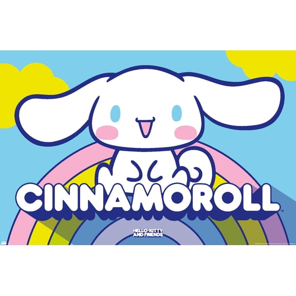 Hello Kitty and Friends: 22 Over The Rainbow - Cinnamoroll Wall Poster, 22.375" x 34"