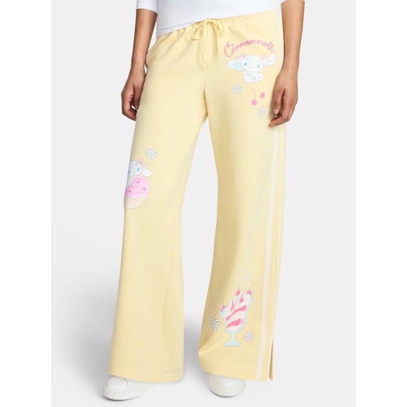 Cinnamoroll Women's Sweet Treats Graphic Fleece Sweatpants, Sizes XXS-XXL