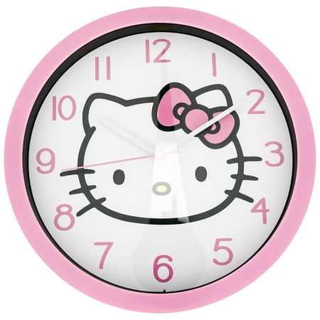 Hello Kitty Classic Indoor Wall Clock, Easy Installation