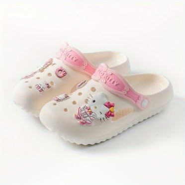 Hello Kitty Clogs Slip On Sandals Cute Casual Summer for Girls Outdoor Activities
