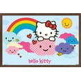 thumbnail image 1 of Hello Kitty - Clouds Wall Poster, 14.725" x 22.375", Framed, 1 of 3