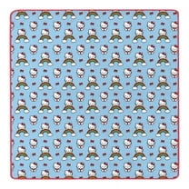 Hello Kitty Clouds and Bows Cloud Throw Blanket 90x90 inches