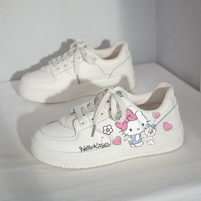 Hello Kitty College Style Sneakers Tennis Shoes Girls Women's Casual ...