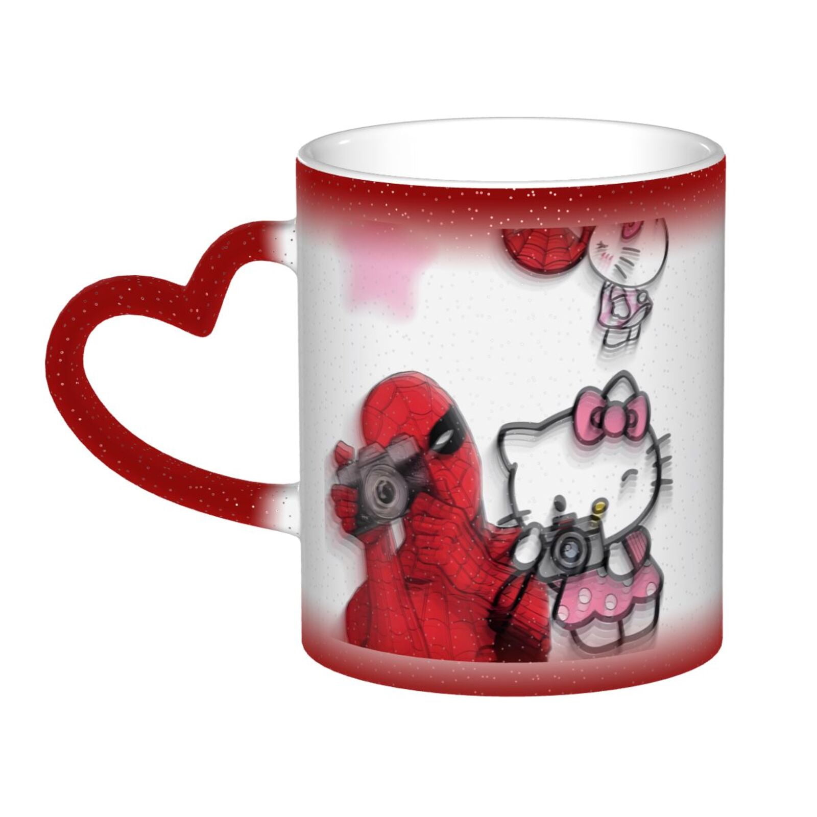 Hello Kitty Color Changing Mug In The Sky Colour Changing Mug Print ...
