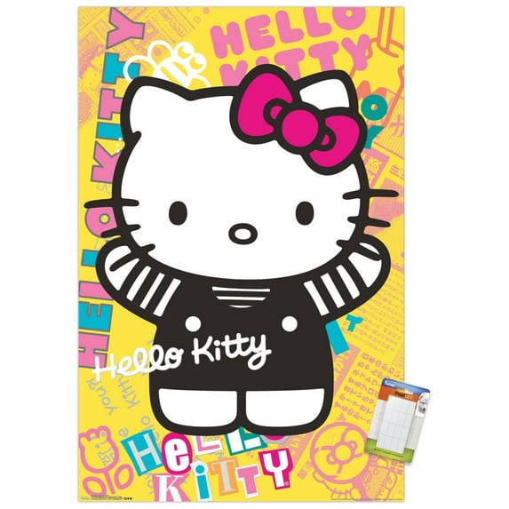 Hello Kitty - Colorful Wall Poster, 14.725" x 22.375"
