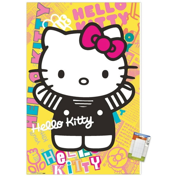 Hello Kitty - Colorful Wall Poster, 22.375" x 34"