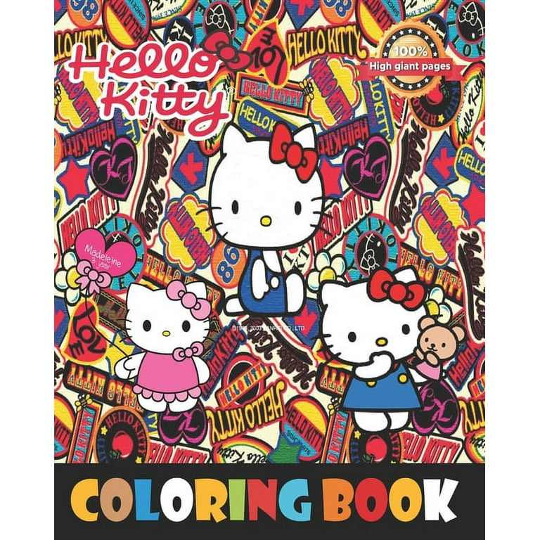 Hello Kitty Coloring Book : Kawaii Hello Kitty Coloring Books for Girls and  Adults (Paperback)