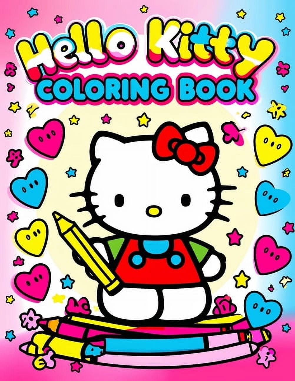 Hello Kitty Coloring Book, (Paperback) - Walmart.com