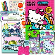 Hello Kitty Coloring Book and Sticker Activity Set for Kids - Bundle with Hello Kitty Book, Hello Kitty Imagine Ink, Hello Kitty Play Pack, Stickers, and More