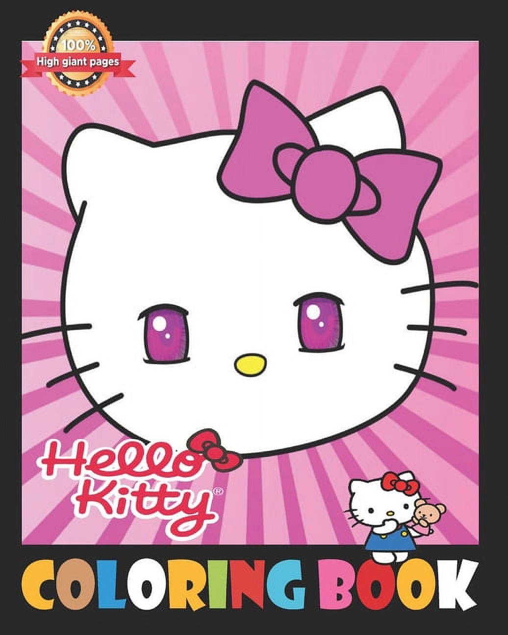  Hello Kitty Imagine Ink Coloring Book Set for Kids - 12 Pack  No-Mess Magic Ink Sanrio Hello Kitty Coloring Books with Barn Bots Stickers  and Door Hanger (Hello Kitty Party Favors