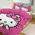 thumbnail image 1 of Hello Kitty Comforter Bedding Set with Sheets And Pillow 3 Piece Set Super Soft And Cozy Kid’s Bedding - Fade Resistant Microfiber Sheets, 1 of 5