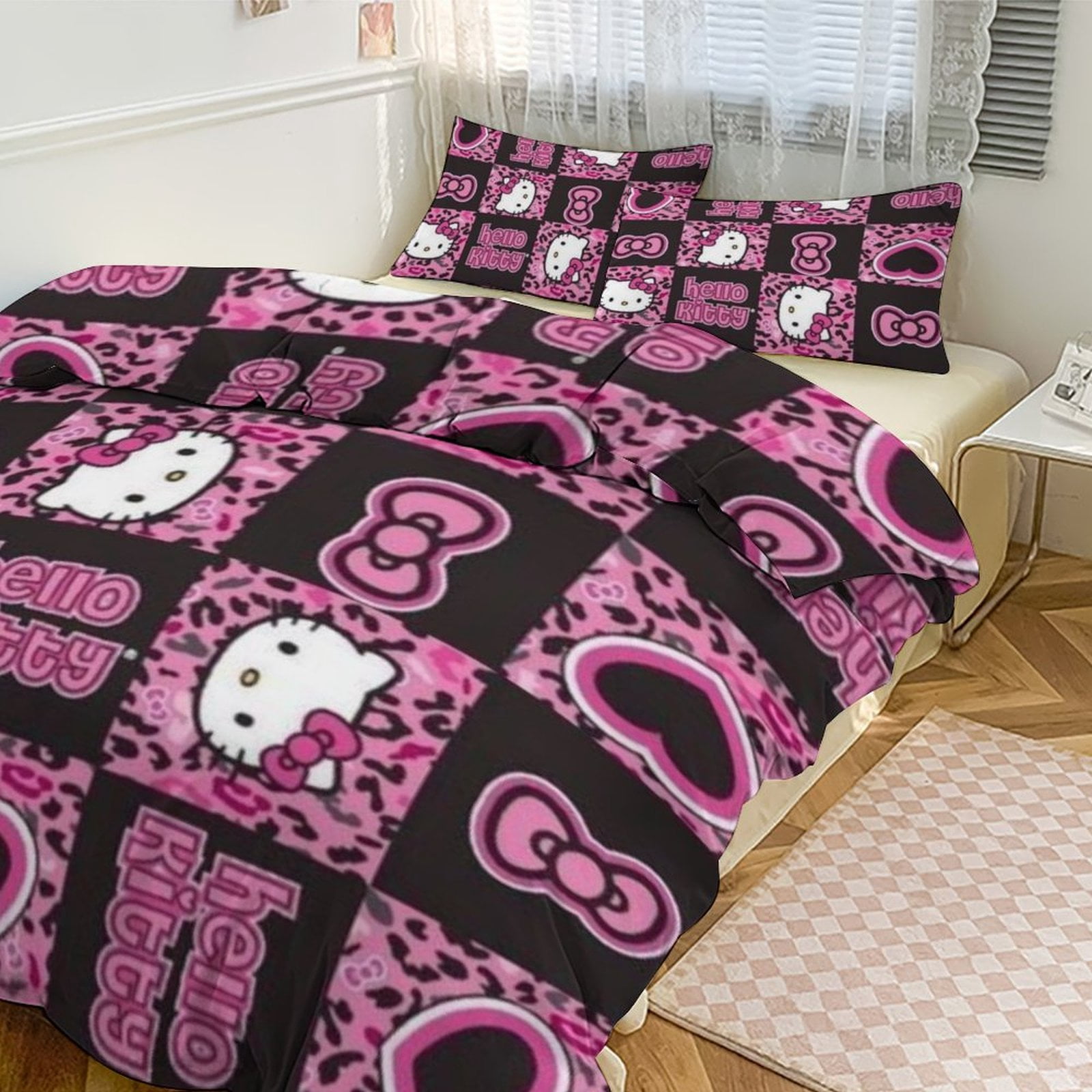 Hello Kitty Sheet And Comforter Set