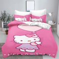 Hello Kitty Comforter Sets Children Bedding Set Home Twin 3Piece Set 1