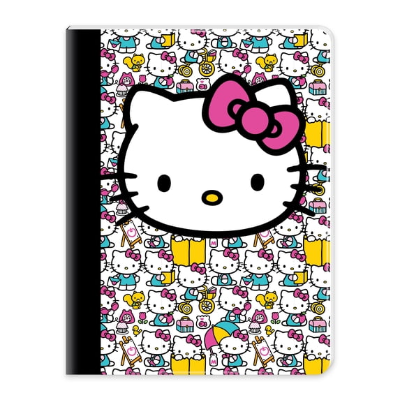 Hello Kitty Writing Notes Hello Kitty Composition Writing Notebook, Wide Ruled, 7.5