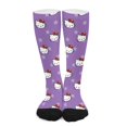thumbnail image 1 of Hello Kitty Compression Socks For Women And Men Support Knee High Socks For Running Hiking Athletic Nursing, 1 of 7
