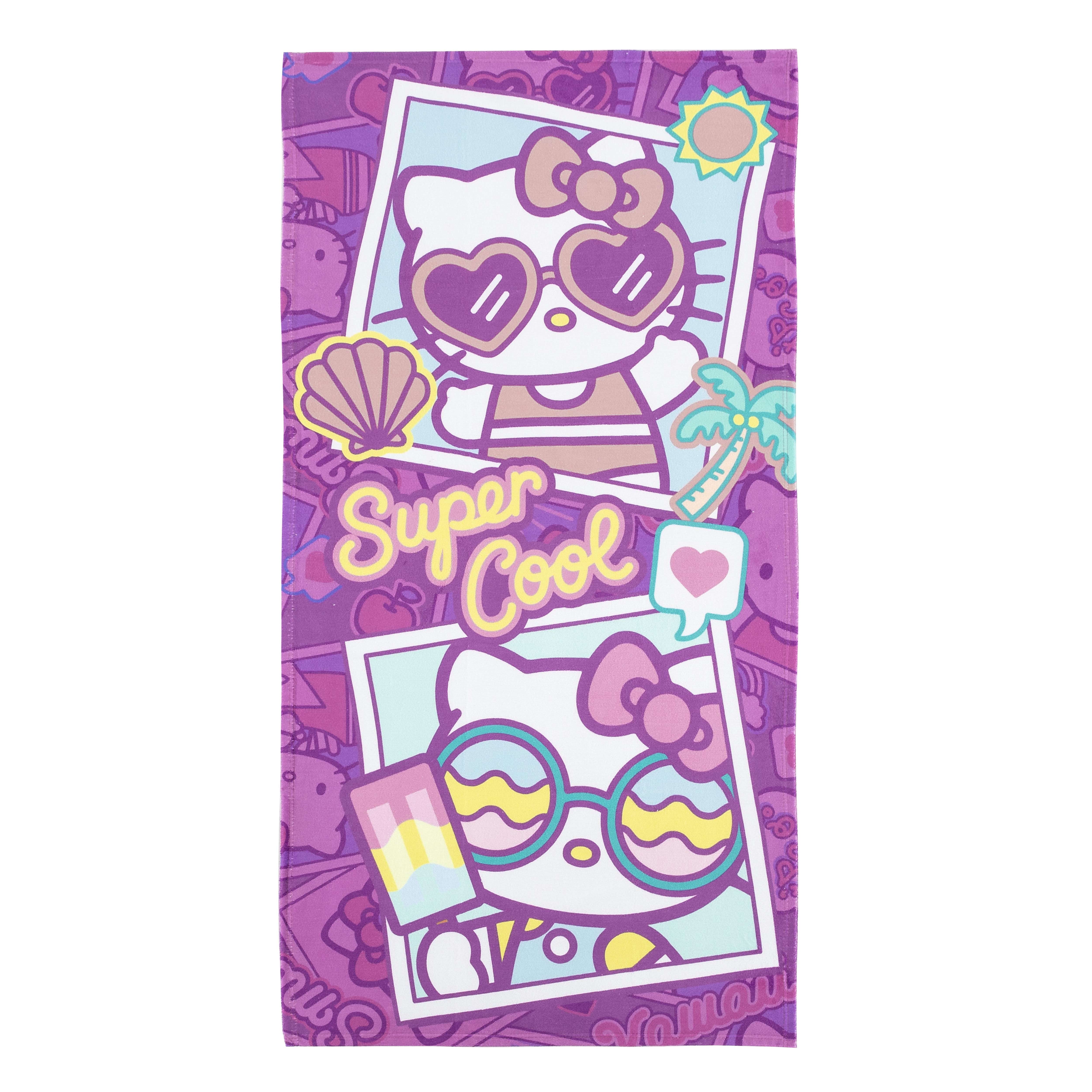 Hello Kitty Cool Summer 30in x 60in Beach Towel