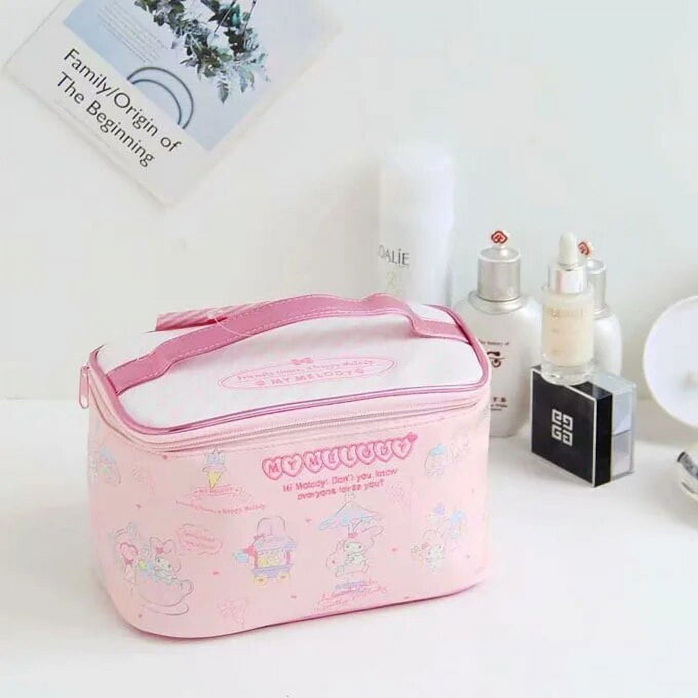 Hello Kitty Cosmetic Bag My Melody Makeup Case Cinnamon Dog Pudding Dog