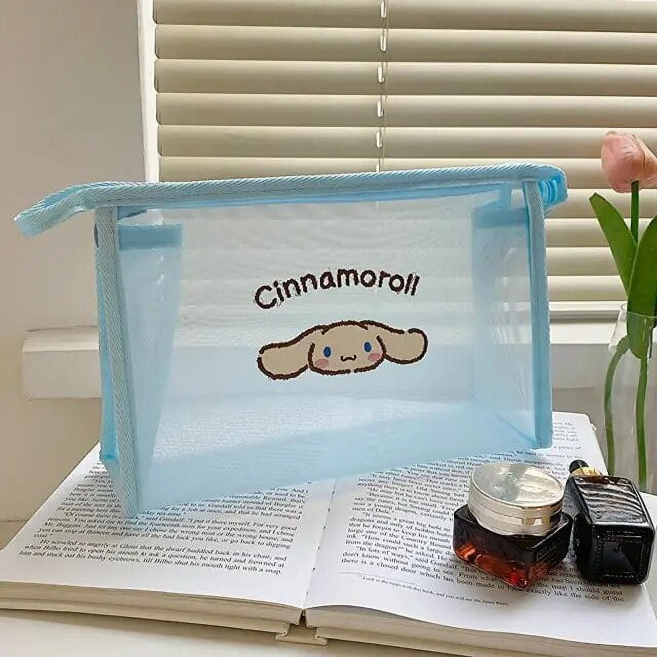 Hello Kitty Cosmetic Bags Sanrio Storage Bag Kawaii Makeup Pouch Kuromi