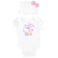 thumbnail image 1 of Hello Kitty Cosplay Bodysuit and Hat Set Newborn to Infant, 1 of 5