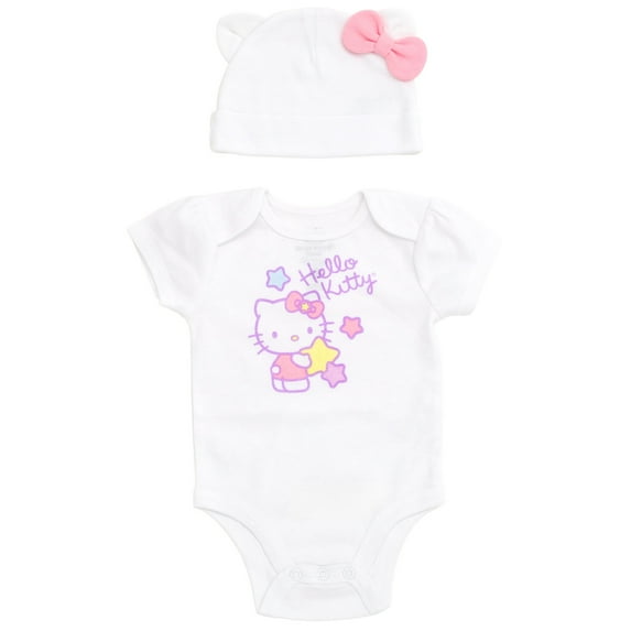 Hello Kitty Cosplay Bodysuit and Hat Set Newborn to Infant