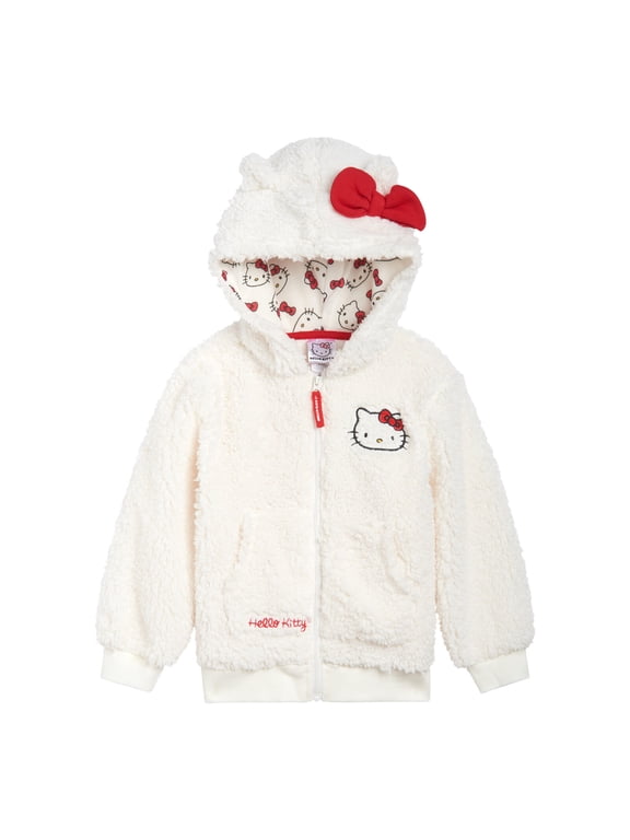 Cozy Sherpa Zip Up Cosplay Hoodie Toddler to Big Kid