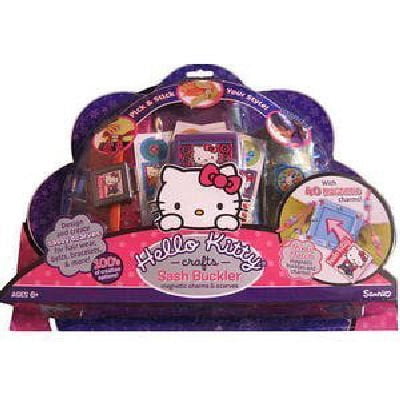 hello kitty crafts sash buckler magnetic charms and scarves