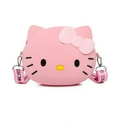 KONG XIANG Hello Kitty Crossbody Bag For Women Kawaii Messenger Bag Travel 3d Shoulder Bag Small Purse Phone Bag 12cm and 20cm