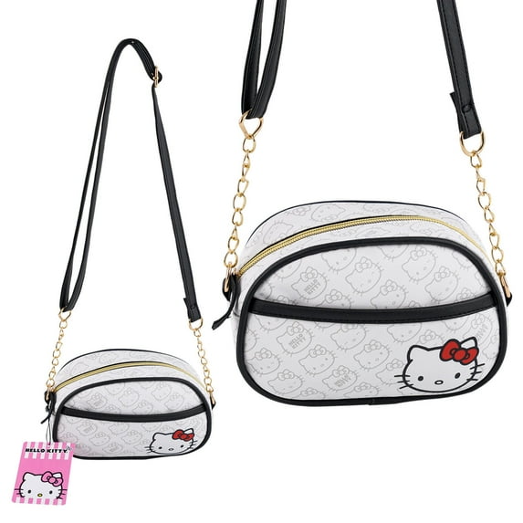 Hello Kitty Crossbody Camera Bag - 7.5" - Stylish and Versatile - Compact - Adjustable Strap, 1 COUNT