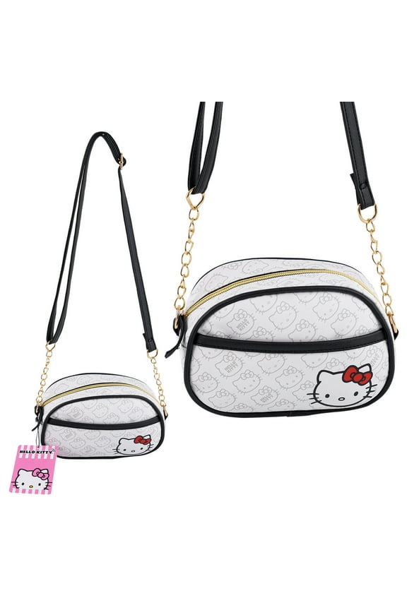 Hello Kitty Crossbody Camera Bag - 7.5" - Stylish and Versatile - Compact - Adjustable Strap, 1 COUNT