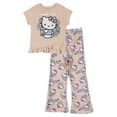 thumbnail image 1 of Hello Kitty Crossover T-Shirt and Flare Leggings Outfit Set Toddler to Big Kid, 1 of 5