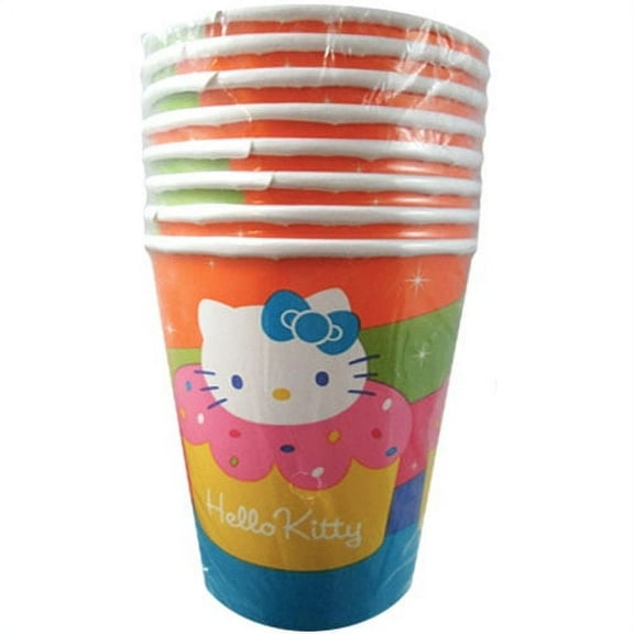 Hello Kitty 'Cupcake' 9oz Paper Cups (8ct)