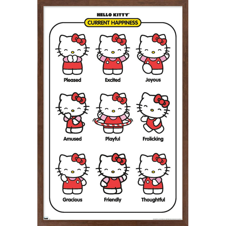 Hello Kitty and Friends - Happiness Overload Wall Poster, 22.375 x 34 