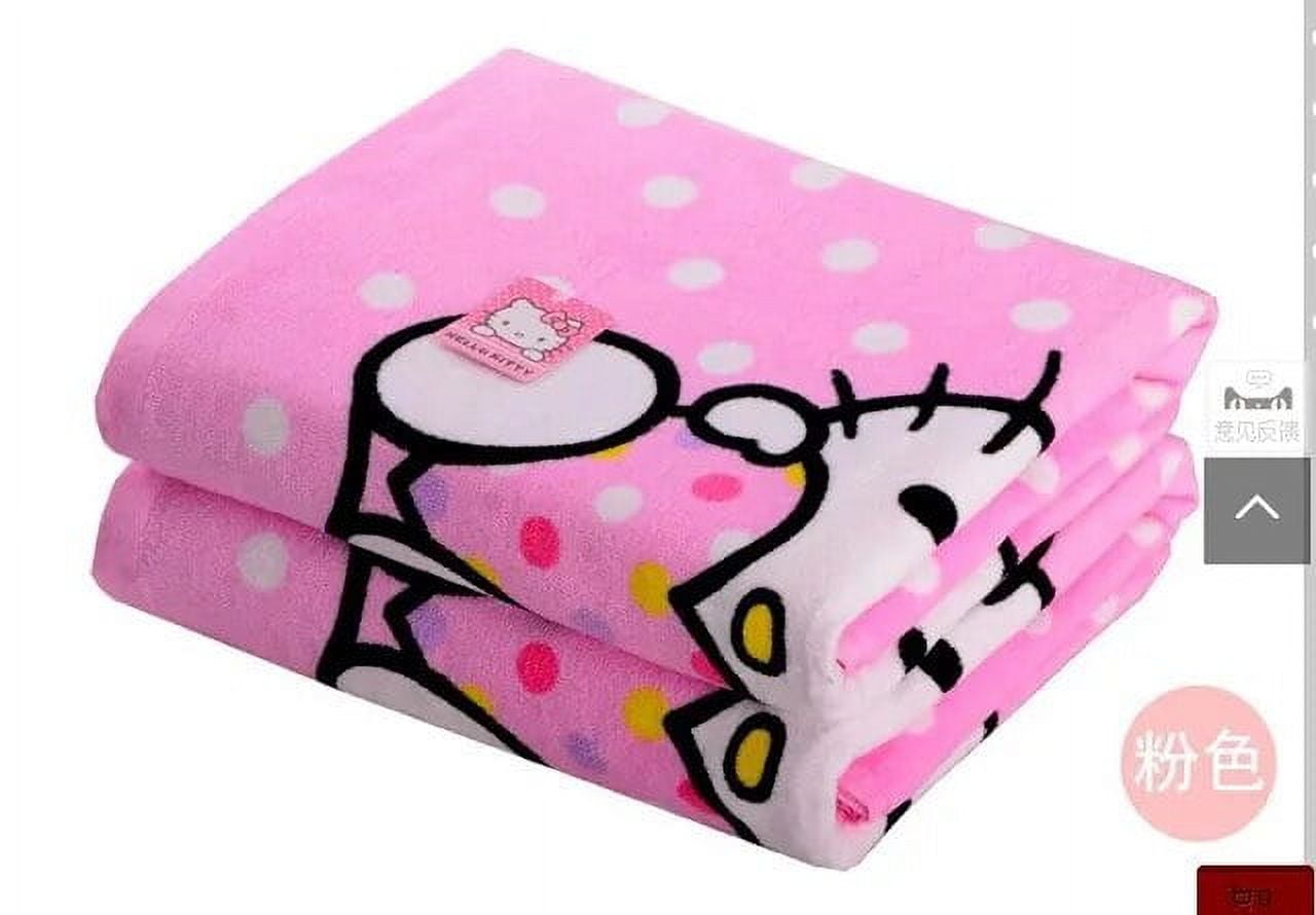 Hello Kitty Cute Baby Quilt Bath Towel Cotton Gauze Absorb Water Bath ...